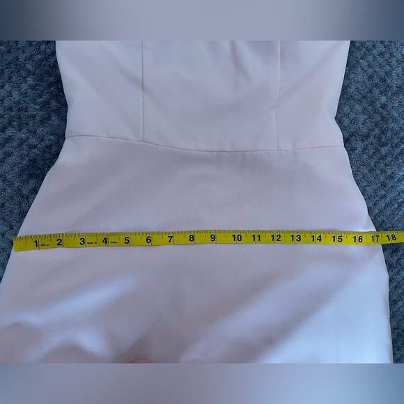 Hayley Paige Occasions Chiffon Light Pastel Pink Evening Prom Dress, Size 4 - Picture 7 of 7